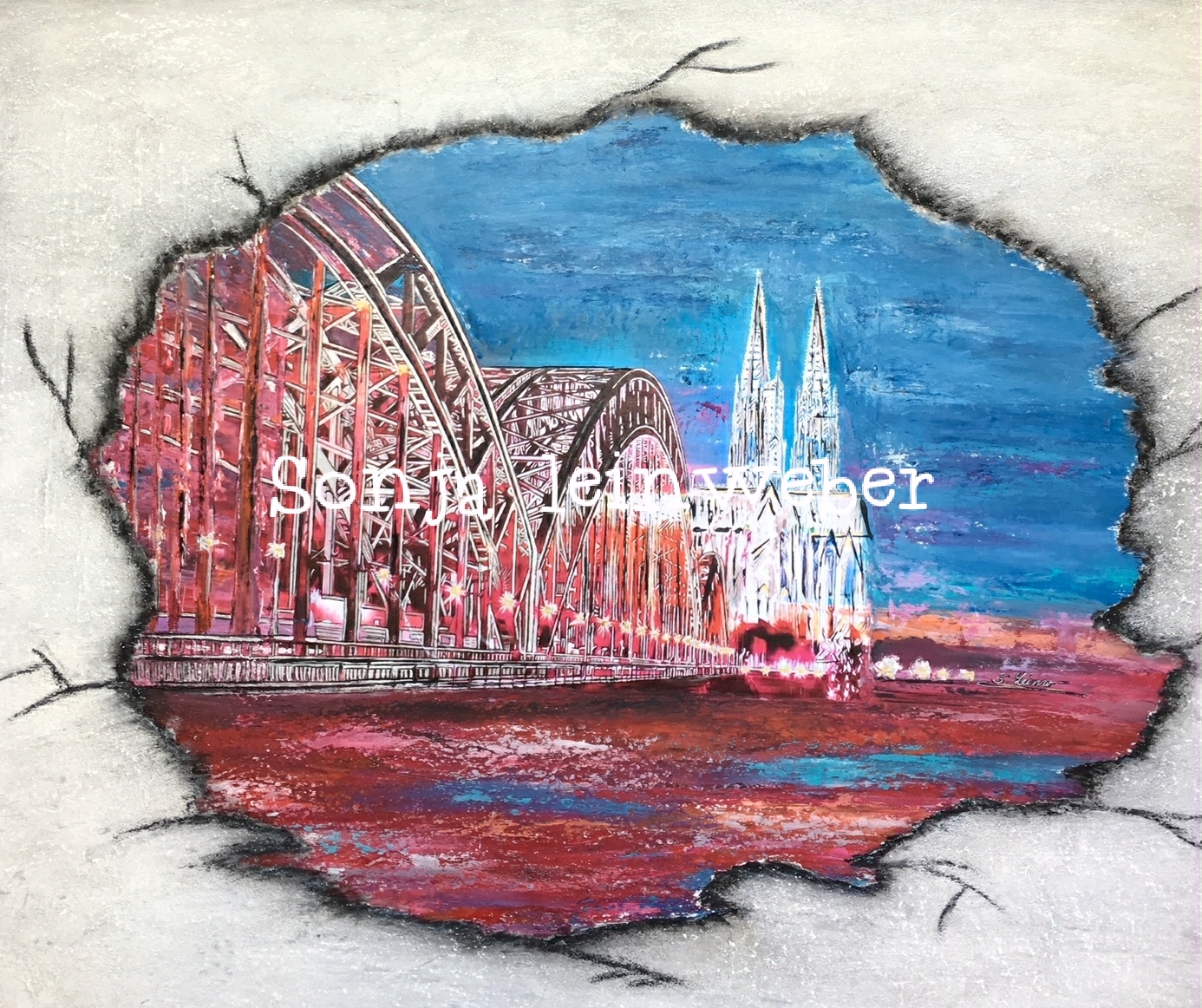 Köln-Collage von Sonja Leinweber