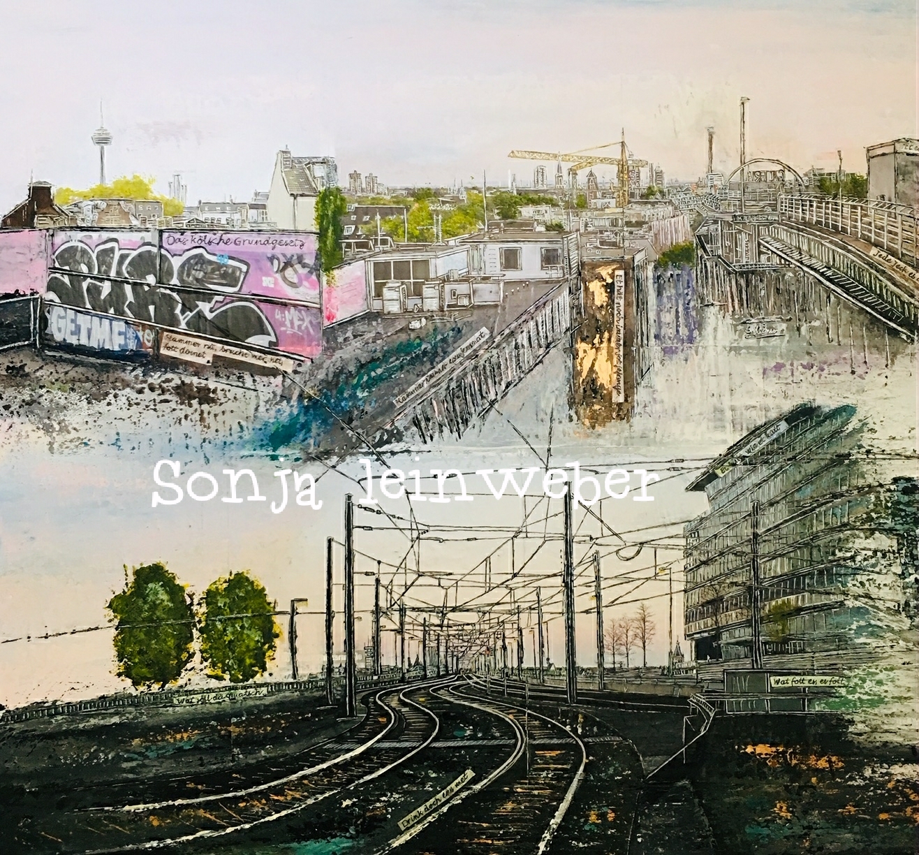 Köln-Collage von Sonja Leinweber