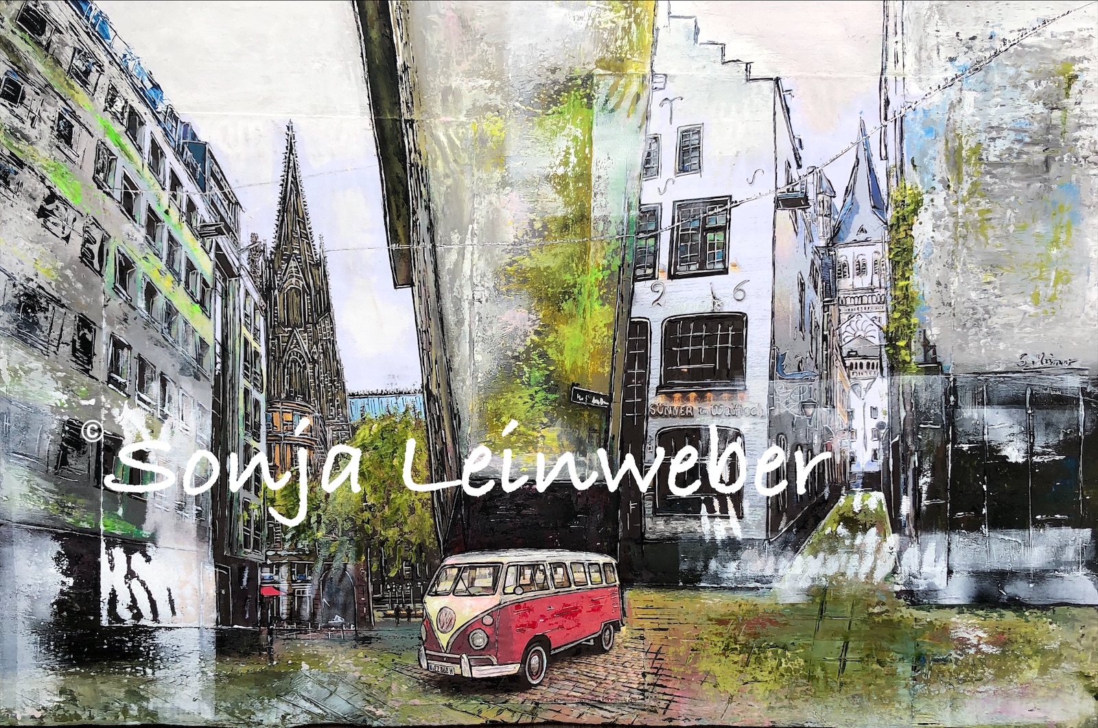Köln-Collage von Sonja Leinweber
