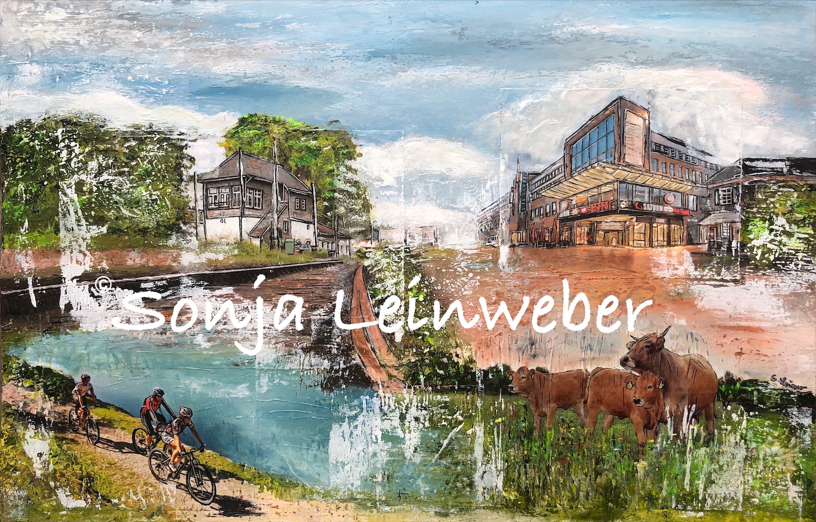 Köln-Collage von Sonja Leinweber