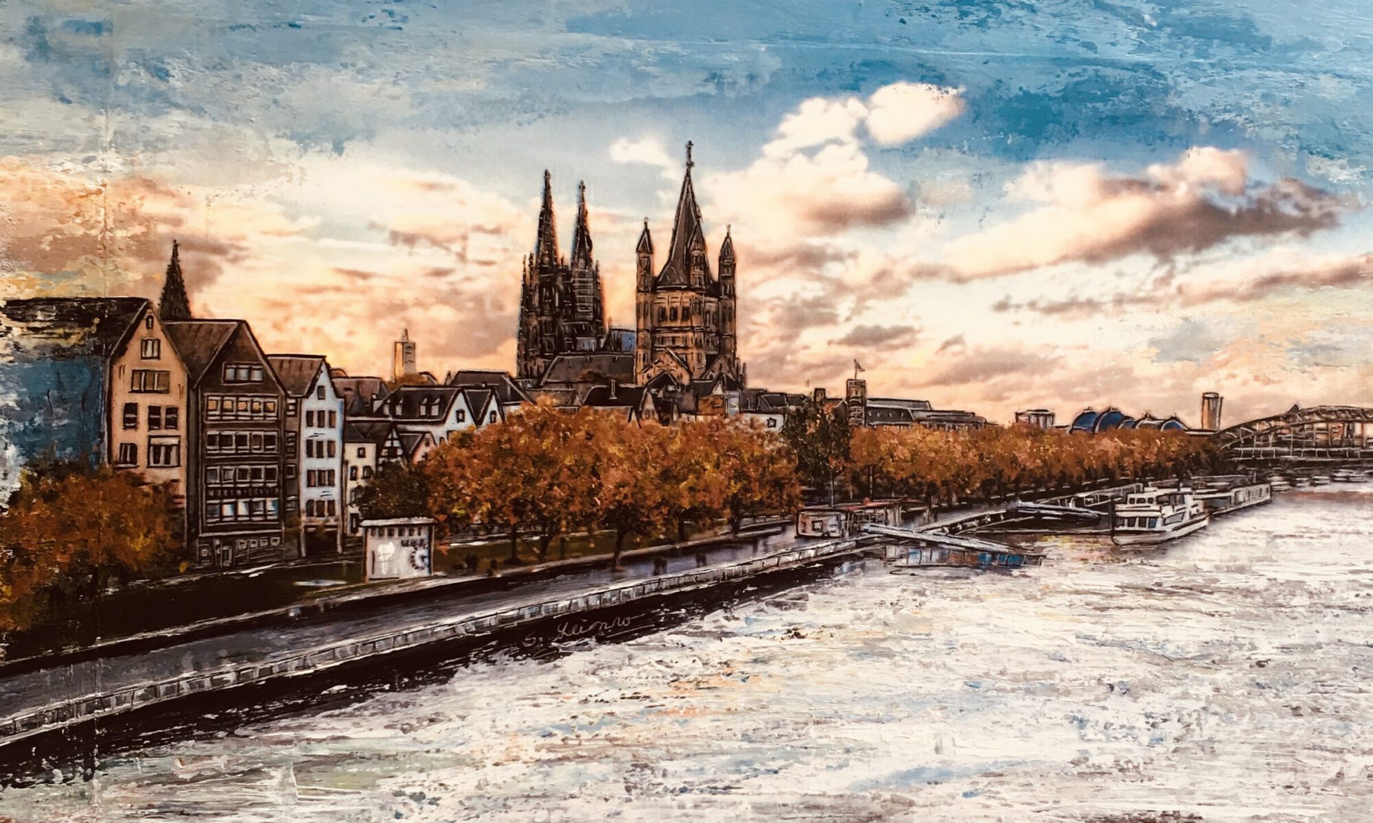 Köln-Collage von Sonja Leinweber