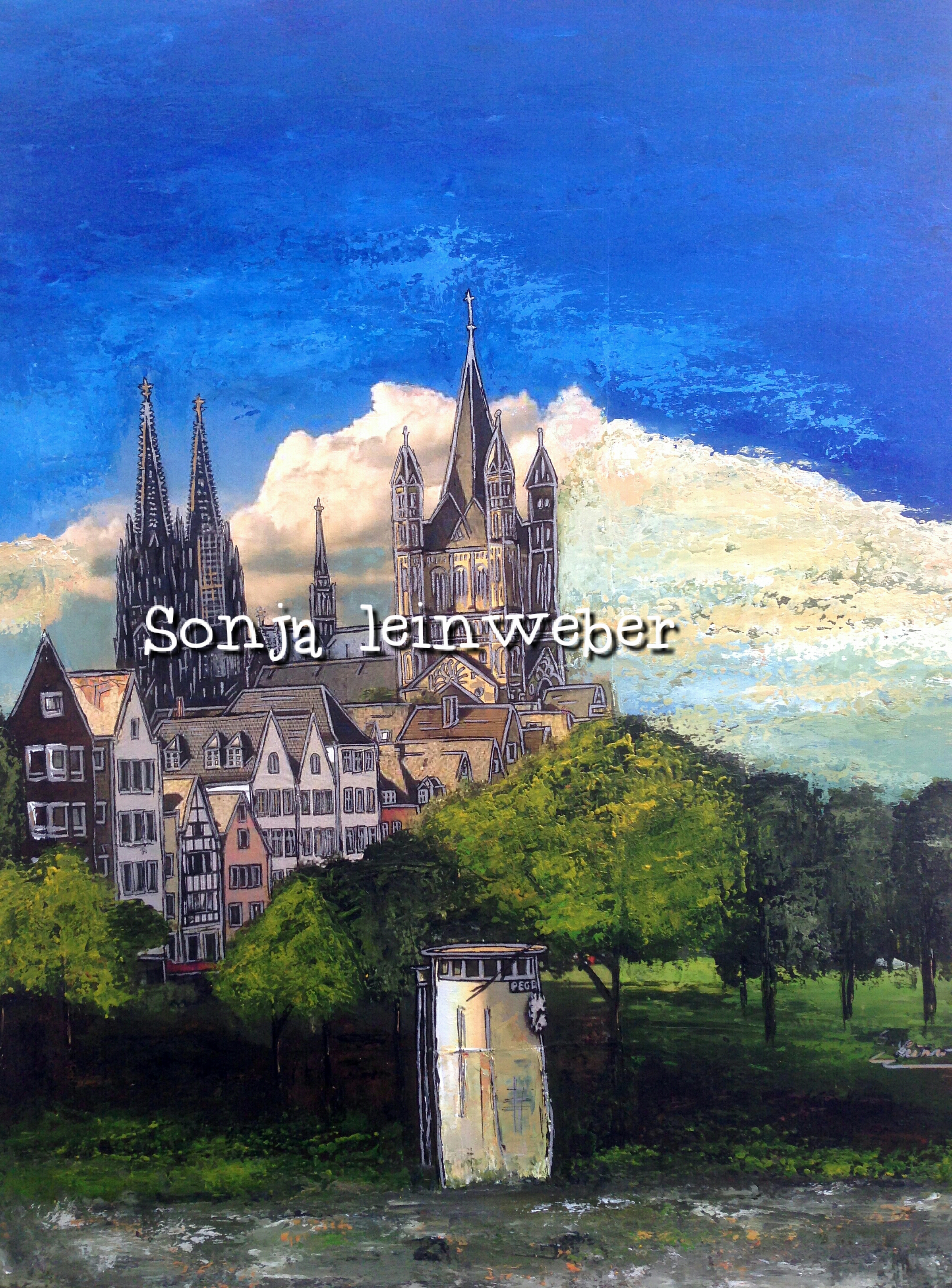 Köln-Collage von Sonja Leinweber