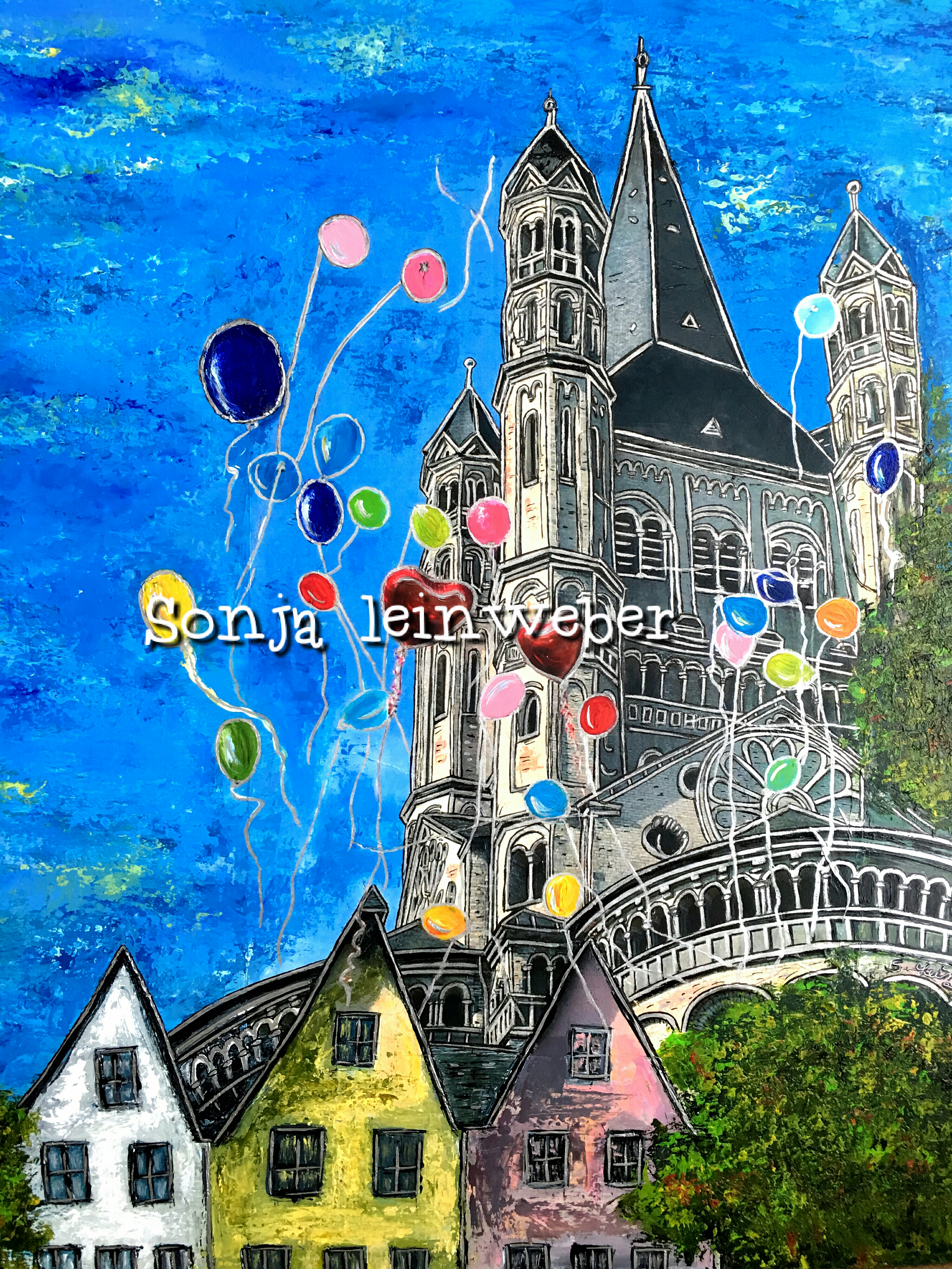 Köln-Collage von Sonja Leinweber