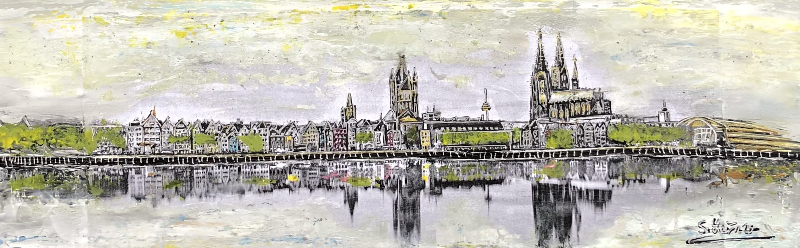 Köln-Collage von Sonja Leinweber
