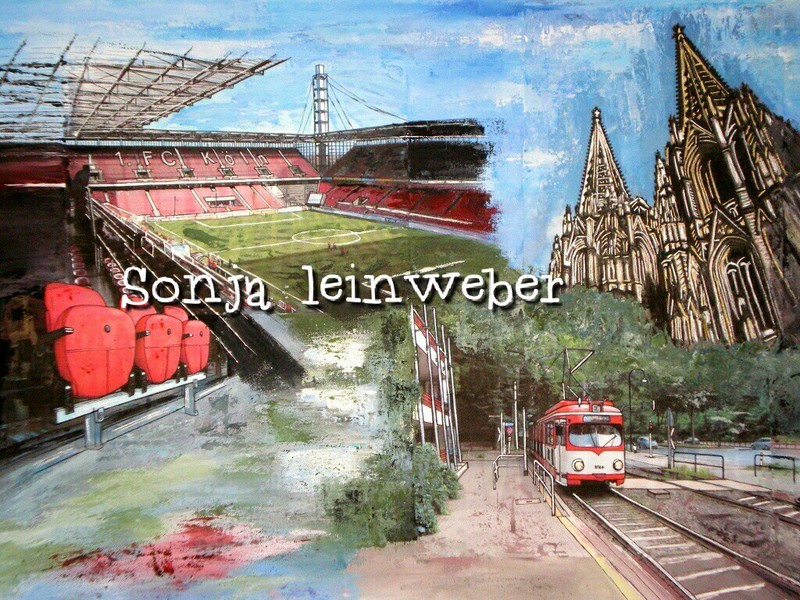 Köln-Collage von Sonja Leinweber